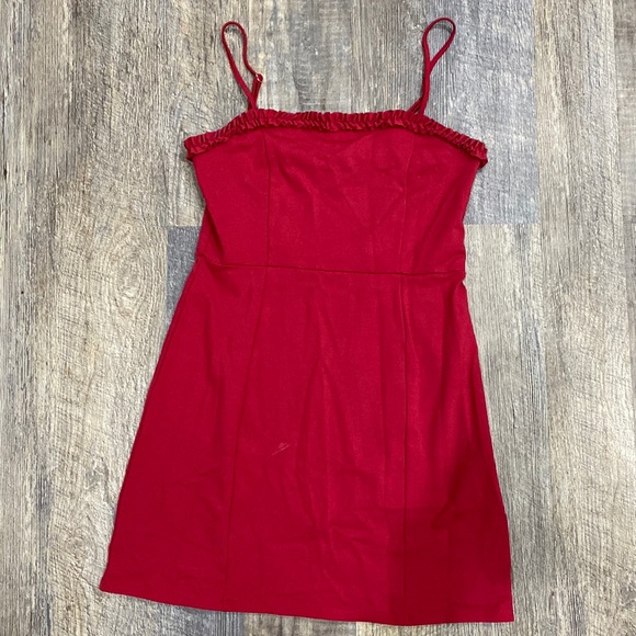 Forever 21 Dresses & Skirts - Forever 21 red ruffled mini dress